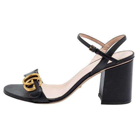 gucci marmont heels pink|gucci marmont gg ankle strap.